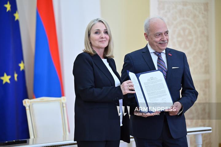 The EU–Armenia Summit at the Presidential Palace of the Republic of Armenia. Yerevan, Armenia. May 5, 2026.