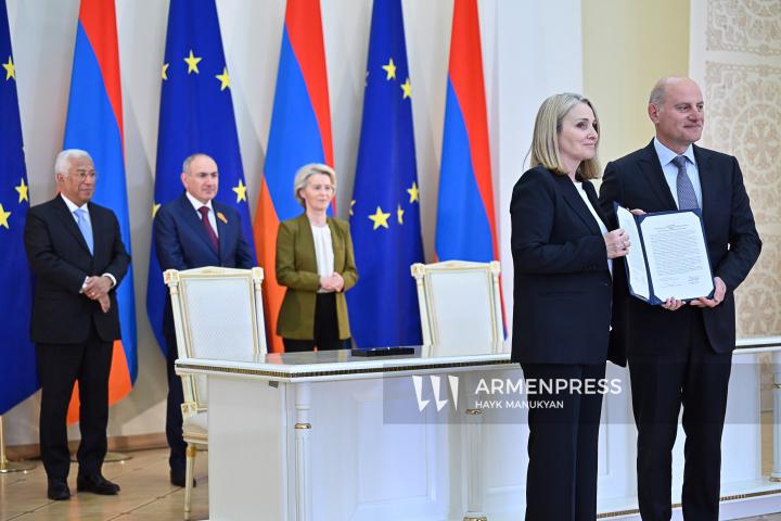 The EU–Armenia Summit at the Presidential Palace of the Republic of Armenia. Yerevan, Armenia. May 5, 2026.