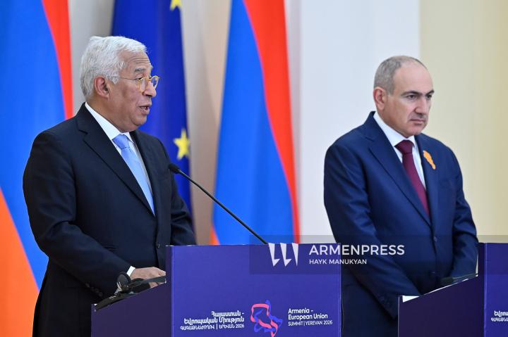 The EU–Armenia Summit at the Presidential Palace of the Republic of Armenia. Yerevan, Armenia. May 5, 2026.