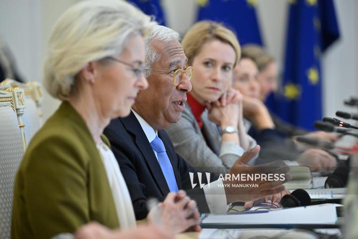 The EU–Armenia Summit at the Presidential Palace of the Republic of Armenia. Yerevan, Armenia. May 5, 2026.