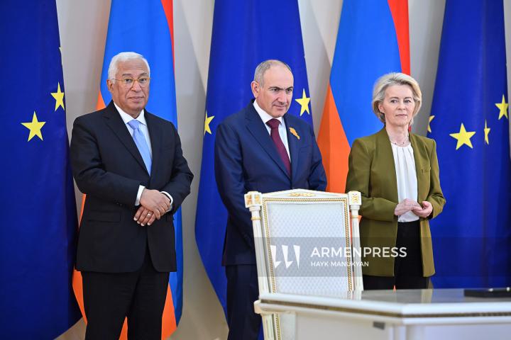 The EU–Armenia Summit at the Presidential Palace of the Republic of Armenia. Yerevan, Armenia. May 5, 2026.