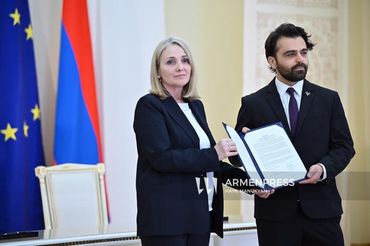 The EU–Armenia Summit at the Presidential Palace of the Republic of Armenia. Yerevan, Armenia. May 5, 2026.