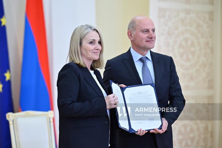 The EU–Armenia Summit at the Presidential Palace of the Republic of Armenia. Yerevan, Armenia. May 5, 2026.