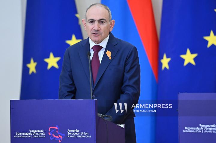 The EU–Armenia Summit at the Presidential Palace of the Republic of Armenia. Yerevan, Armenia. May 5, 2026.