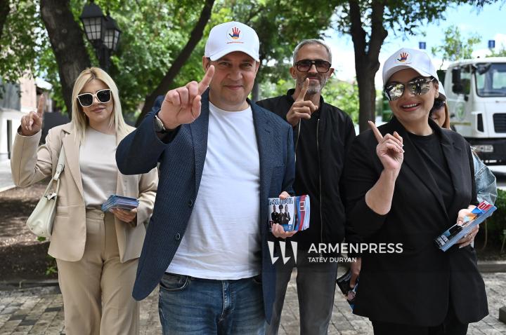Ռեֆորմիստների կուսակցության քարոզարշավը Էրեբունի վարչական շրջանում