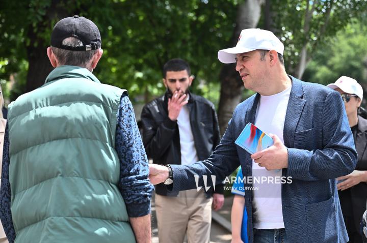 Ռեֆորմիստների կուսակցության քարոզարշավը Էրեբունի վարչական շրջանում