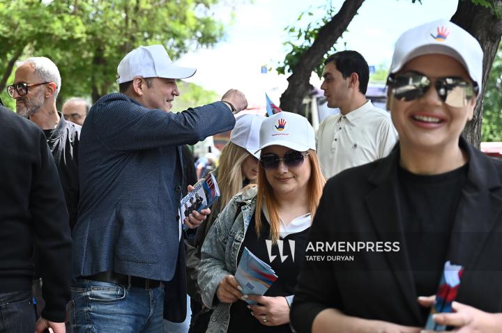 Ռեֆորմիստների կուսակցության քարոզարշավը Էրեբունի վարչական շրջանում