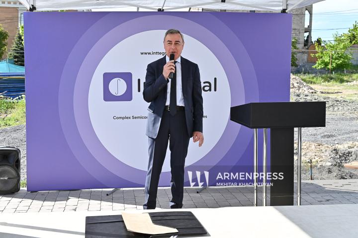 Արմեն Բալդրյան. «Ինտտեգրալ Սոլյուշնս» տեխնոլոգիական նոր կենտրոնի հիմնարկեքի արարողությունը