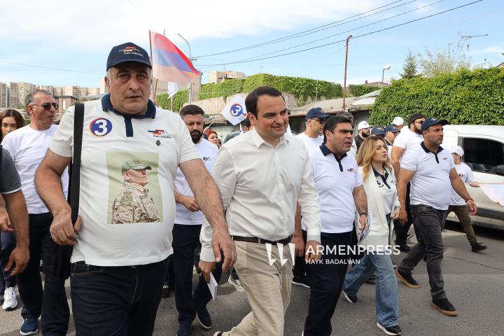 «Ուժեղ Հայաստան» դաշինքի քարոզարշավը Աջափնյակում