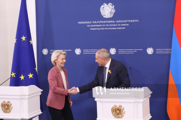 Ուրսուլա ֆոն դեր Լայեն, Նիկոլ Փաշինյան