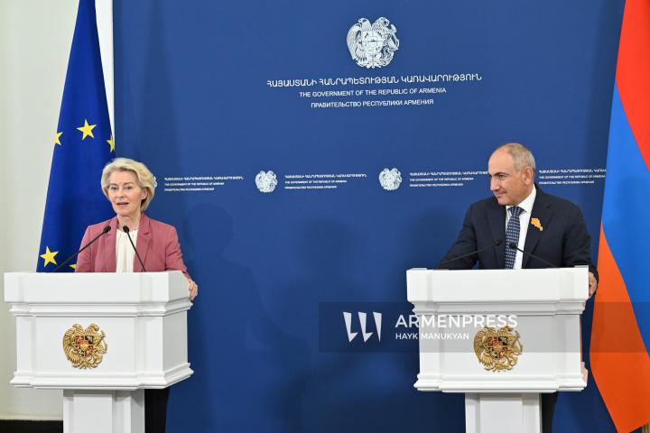 Ուրսուլա ֆոն դեր Լայեն, Նիկոլ Փաշինյան