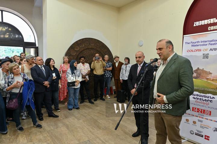 «ՀԱՅԱՍՏԱՆԻ ԳՈՒՅՆԵՐԸ» ջրաներկի 4-րդ միջազգային փառատոնի և ցուցահանդեսի պաշտոնական բացումը