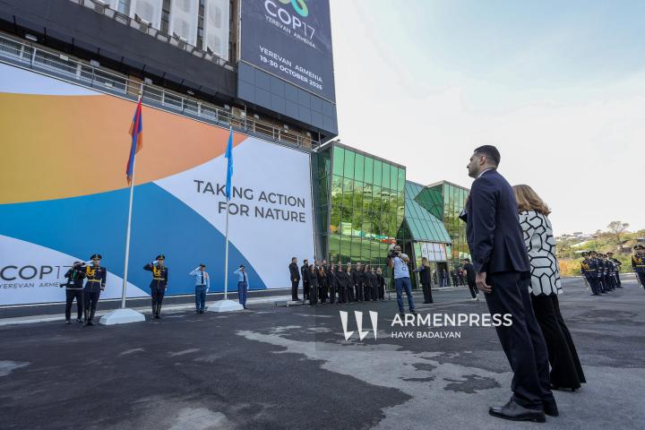 ՄԱԿ-ի դրոշի բարձրացման արարողությունը և տարածքը ՄԱԿ-ին հանձնելու միջոցառումը