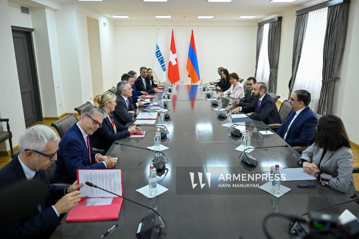 ՀՀ ԱԳՄԱ նախարար Արարատ Միրզոյանի և Շվեյցարիայի ԱԳ նախարար Իգնասիո Կասիսի տետ-ա-տետ և ընդլայնված կազմով հանդիպումները