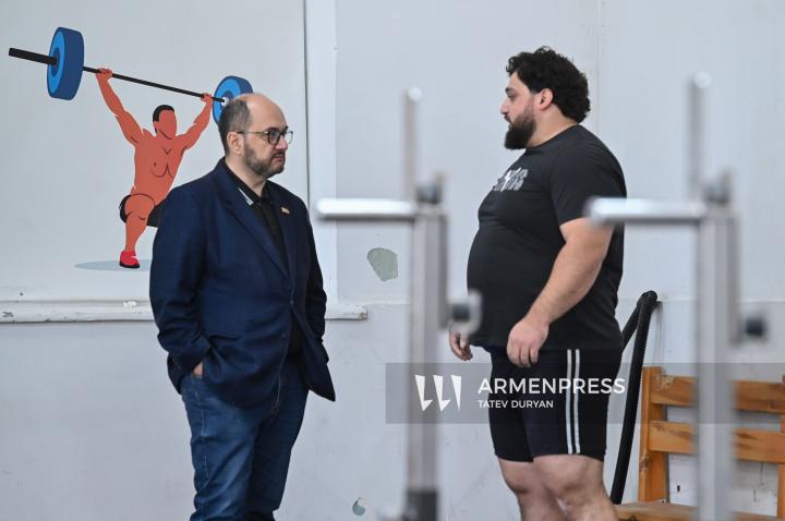 Ծանրամարտի ազգային հավաքականի բաց մարզումը