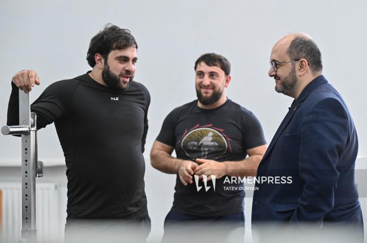 Ծանրամարտի ազգային հավաքականի բաց մարզումը