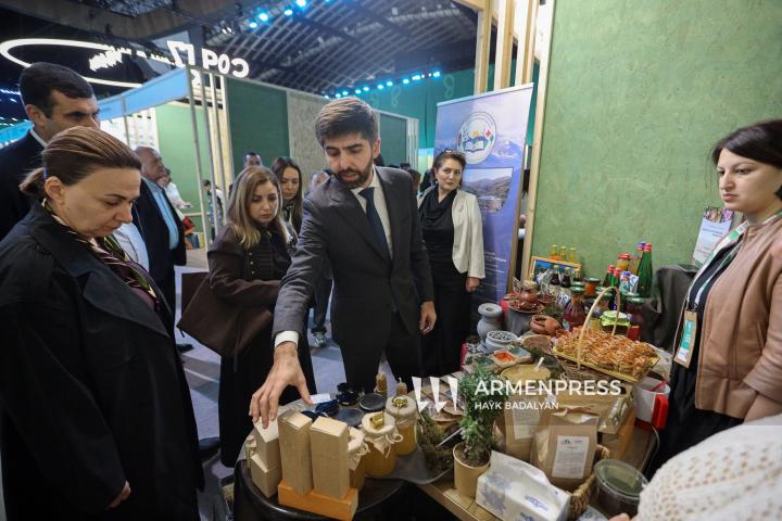 COP17.  ՀՀ աշխատանքի և սոցիալական հարցերի նախարար Արսեն Թորոսյանն ու ՀՀ էկոնոմիկայի նախարարի տեղակալ Արման Խոջոյանն այցելել են Կանաչ գոտի