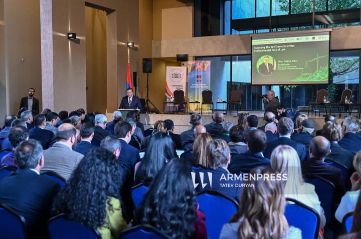 «Դատական համակարգի դերը շրջակա միջավայրի պաշտպանության և բնապահպանական արդարադատության ապահովման գործում» խորագրով միջազգային համաժողովը