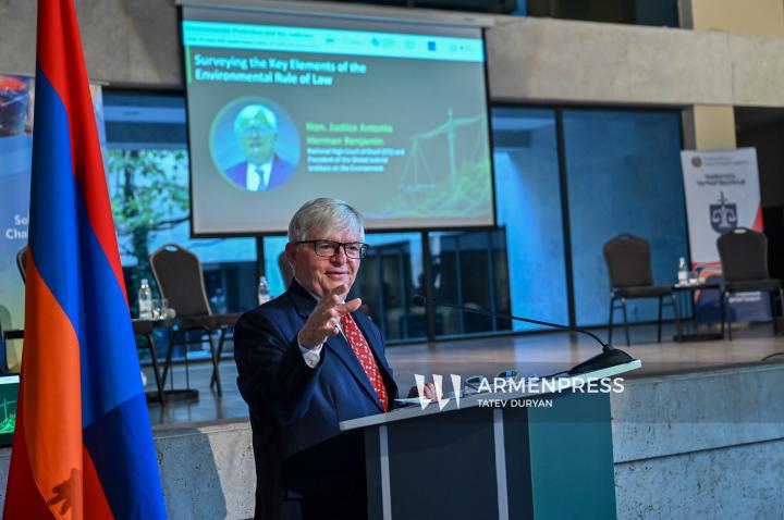 «Դատական համակարգի դերը շրջակա միջավայրի պաշտպանության և բնապահպանական արդարադատության ապահովման գործում» խորագրով միջազգային համաժողովը