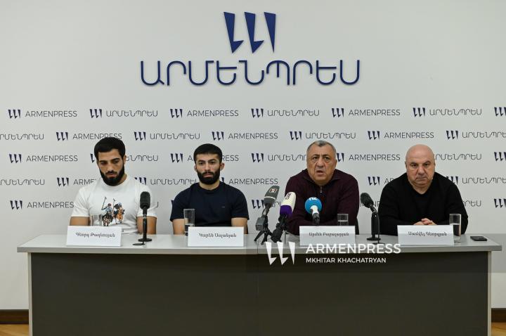 Kazakistan'da düzenlenen Grekoromen Güreş Dünya Şampiyonası'nın sonuçlarının değerlendirilmesine ilişkin basın toplantısı