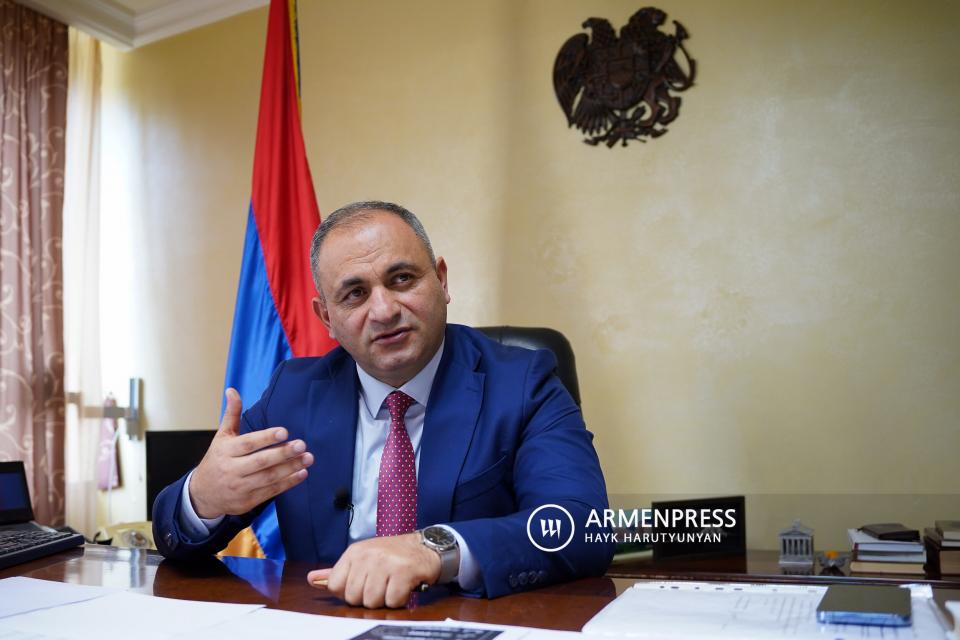Gobernador de Kotayk considera que el volumen de construcción en la región no tiene precedentes