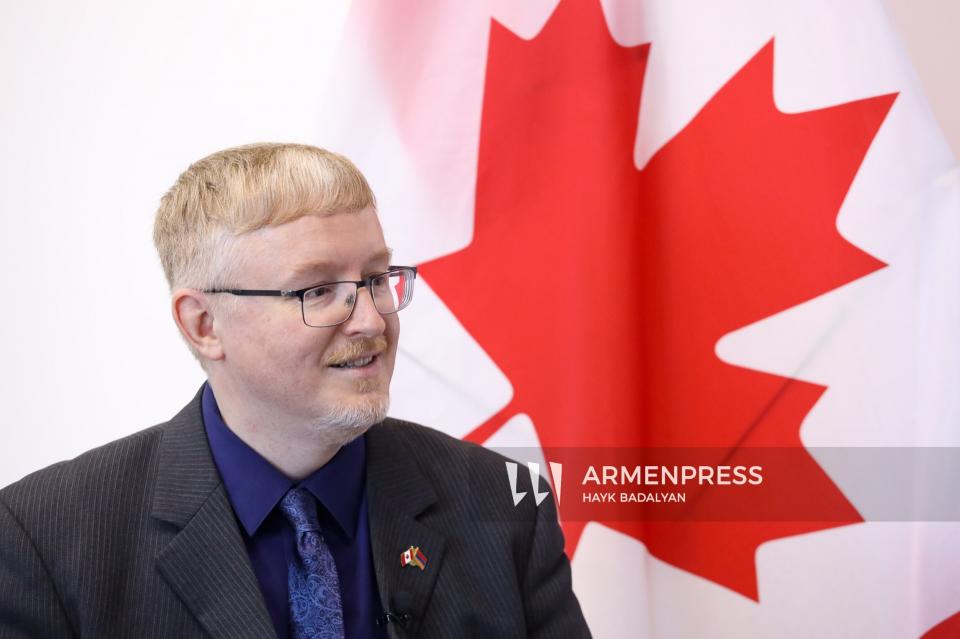 سفیر کانادا در راستای مصاحبه با "آرمن پرس" : «چهارراه صلح» بهترین بیانگر و بازتابی از تعهد ارمنستان در راستای دستیابی به صلح در منطقه است.