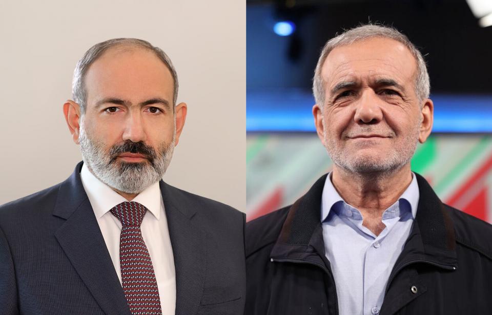 PM Pashinyan congratulates the newly elected president of Iran