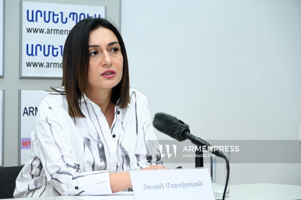 نشست خبری روزان مارتیرُوسیان: رئیس بخش مراقبت های بهداشت مادر و باروری ادارۀ مراقبت های بهداشت مادر و کودک وزارت بهداشت جمهوری ارمنستان