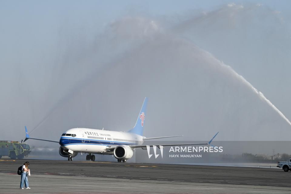 First direct flight between China and Armenia marks new chapter in relations - Chen Ming