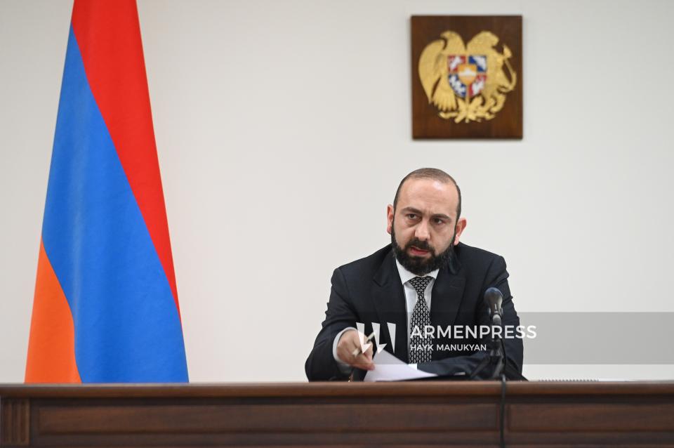 FM Ararat Mirzoyan's press conference