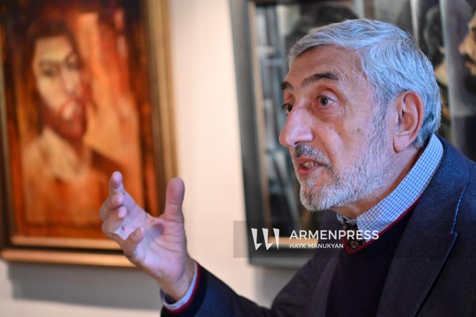Վարպետը՝ իր աչքերով. ՀՀ ժողովրդական նկարիչ Վալմարի ծննդյան օրը բացվեց հեղինակի ինքնանկարների ցուցահանդեսը