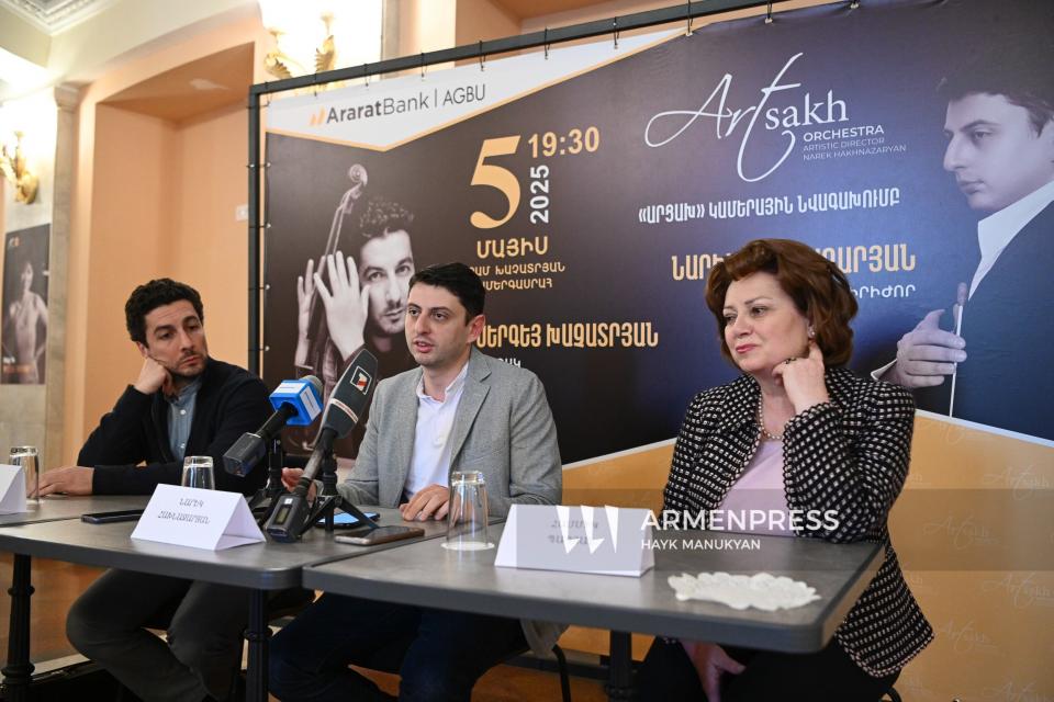 «Արցախ» կամերային նվագախմբի երևանյան համերգը կղեկավարի Նարեկ Հախնազարյանը. մենակատարը ջութակահար Սերգեյ Խաչատրյանն է