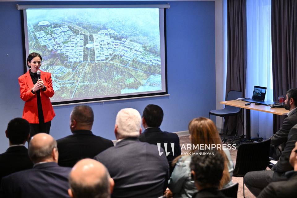 Ակադեմիական քաղաք ծրագրի գլխավոր հատակագծի վերջնական տարբերակի ներկայացումը