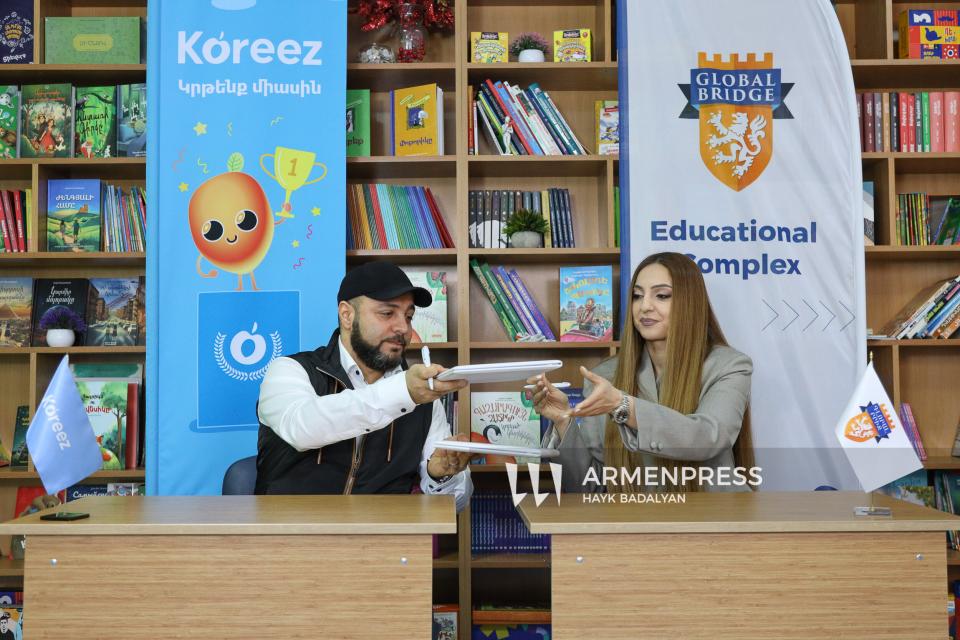 «Կորիզ» կրթական ծրագրի և Global Bridge կրթահամալիրի միջև կնքվեց փոխըմբռնման հուշագիր