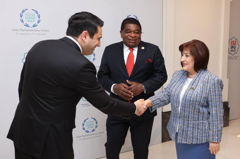 Հայաստանի և Ադրբեջանի խորհրդարանների նախագահները  գոհունակություն են հայտնել 2 երկրների միջև հարաբերությունների կարգավորման առնչությամբ