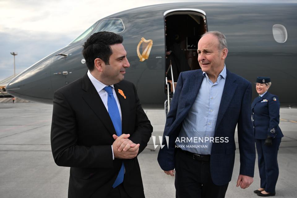 Le Premier ministre de l’Irlande est arrivé à Erevan