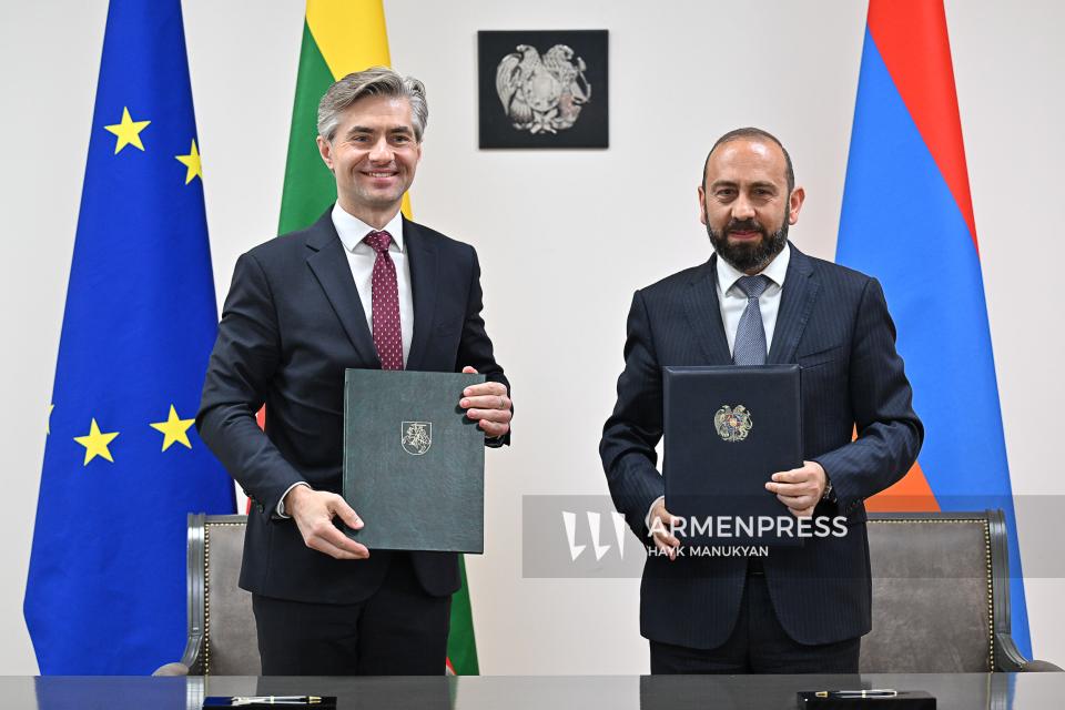 Հայաստանի և Լիտվայի միջև ստորագրվեց ռազմավարական գործընկերության պայմանագիր