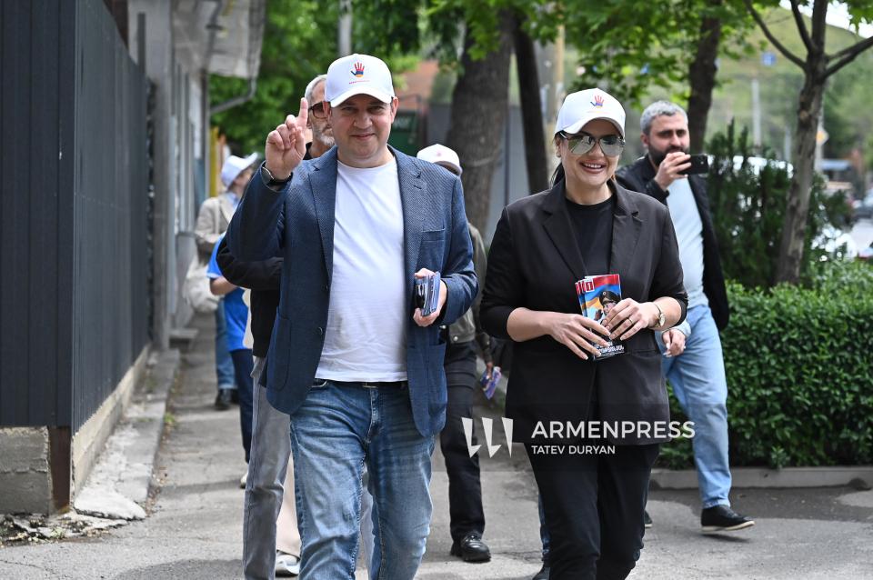 Ռեֆորմիստների կուսակցության քարոզարշավը Էրեբունի վարչական շրջանում