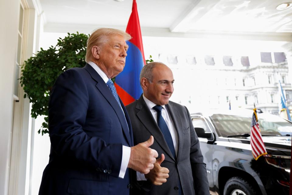 Nikol Paşinyan, dostane sözleri nedeniyle ABD Başkanı Donald Trump’a teşekkür etti