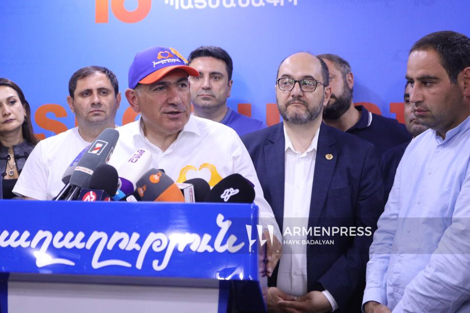 Փաշինյանի խոսքով` «Քաղաքացիական պայմանագիրը» հաղթել է ընտրություններում և միանձնյա կձևավորի կառավարություն