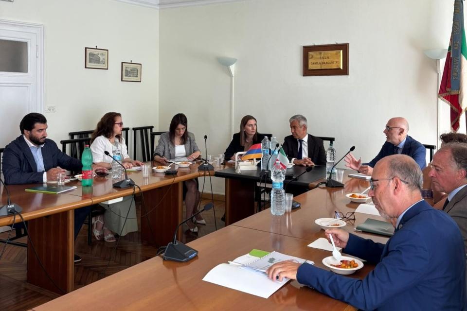 Քննարկվել են  Հայաստանի և Իտալիայի միջև ագրոպարենային ոլորտում երկկողմ համագործակցության զարգացման հնարավորությունները