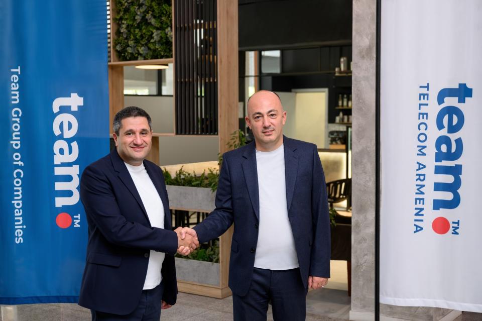 Aram Barseghyan appointed CEO of Team Telecom Armenia, Hayk Yesayan to lead Team Group