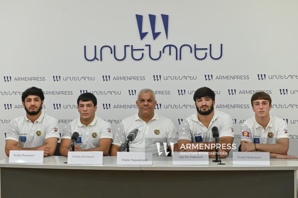 Пресс-конференция по подведению итогов чемпионата мира по борьбе среди спортсменов до 20 лет
