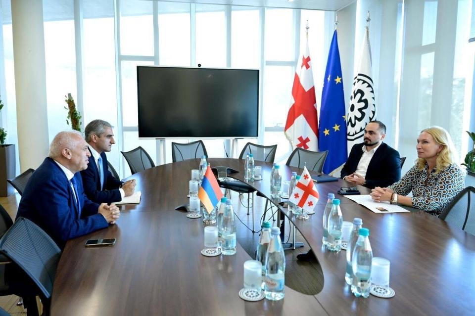 Ermenistan Büyükelçisi ve Gürcistan Merkez Bankası Başkanı finans ve bankacılık sektöründeki işbirliği konularını ele aldı