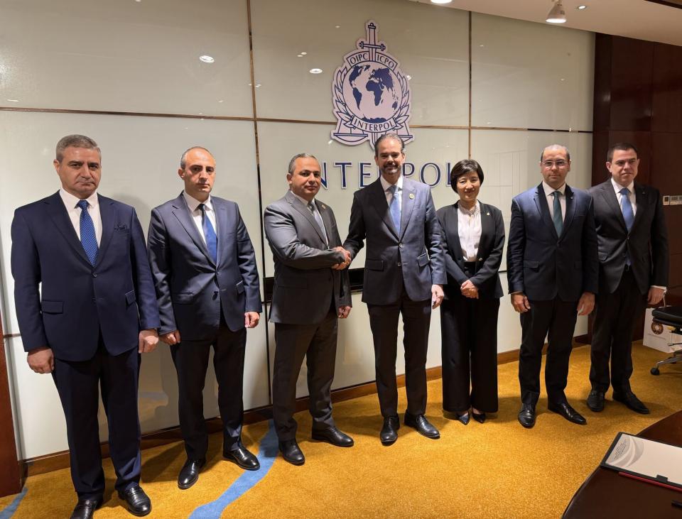 Armenia’s Investigative Committee Chairman meets with Interpol Secretary General