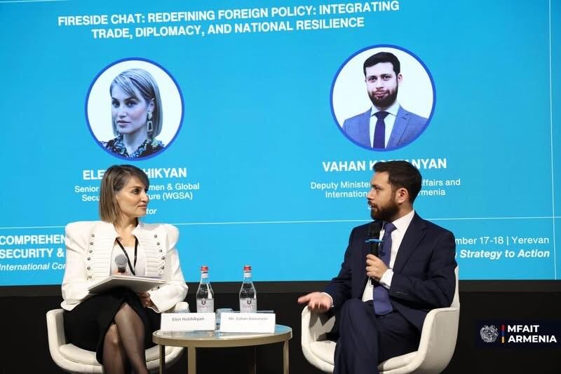 Vahan Kostanyan a présenté l’évolution des priorités de la politique étrangère de l’Arménie