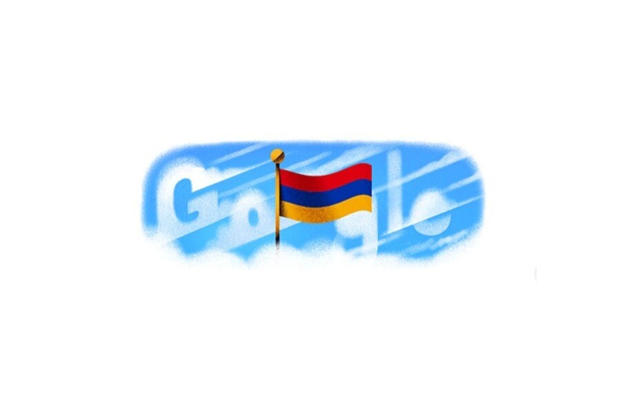 Google-ի գլխավոր էջում  այսօր Հայաստանի դրոշն է