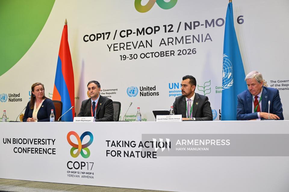 COP17-ի շրջանակներում ներկայացվել է Հայաստանի և Կոլումբիայի նախաձեռնությունը վտանգված տեսակների վերականգնմանն ուղղված կոալիցիա ստեղծելու վերաբերյալ
