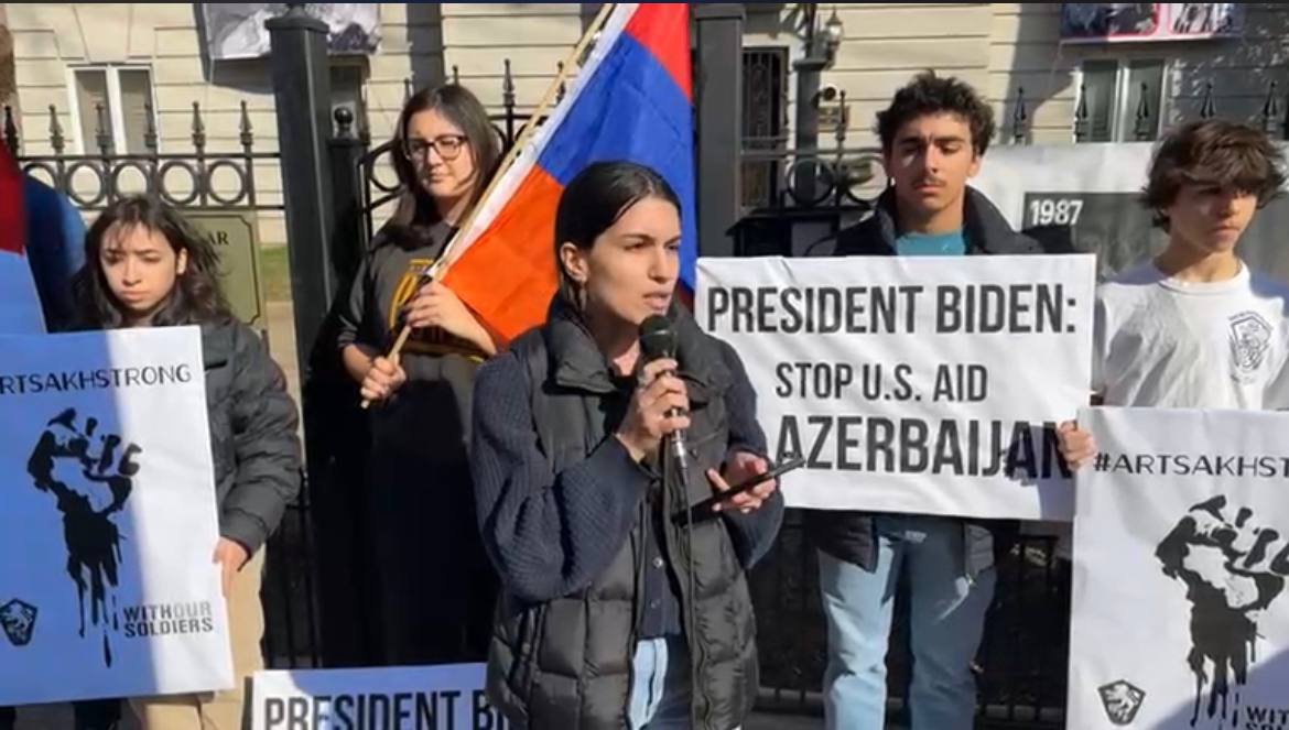 “We remember Sumgait” – protest held outside Azerbaijani embassy in Washington, DC