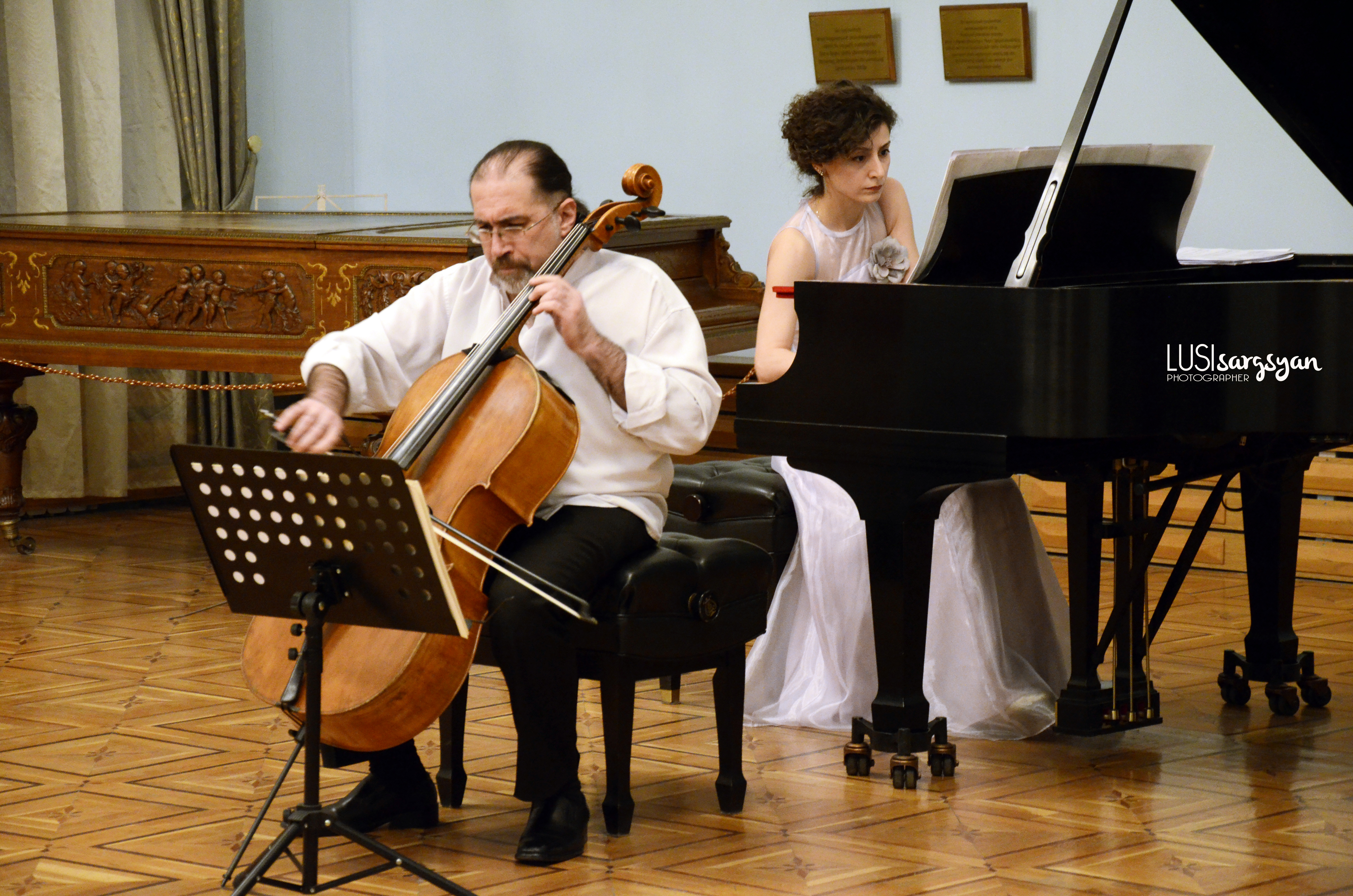 Bekerja untuk piano trio.  Duet “Ars Lunga” merilis bagian kedua dari “Armenian Chamber Music Anthology”.